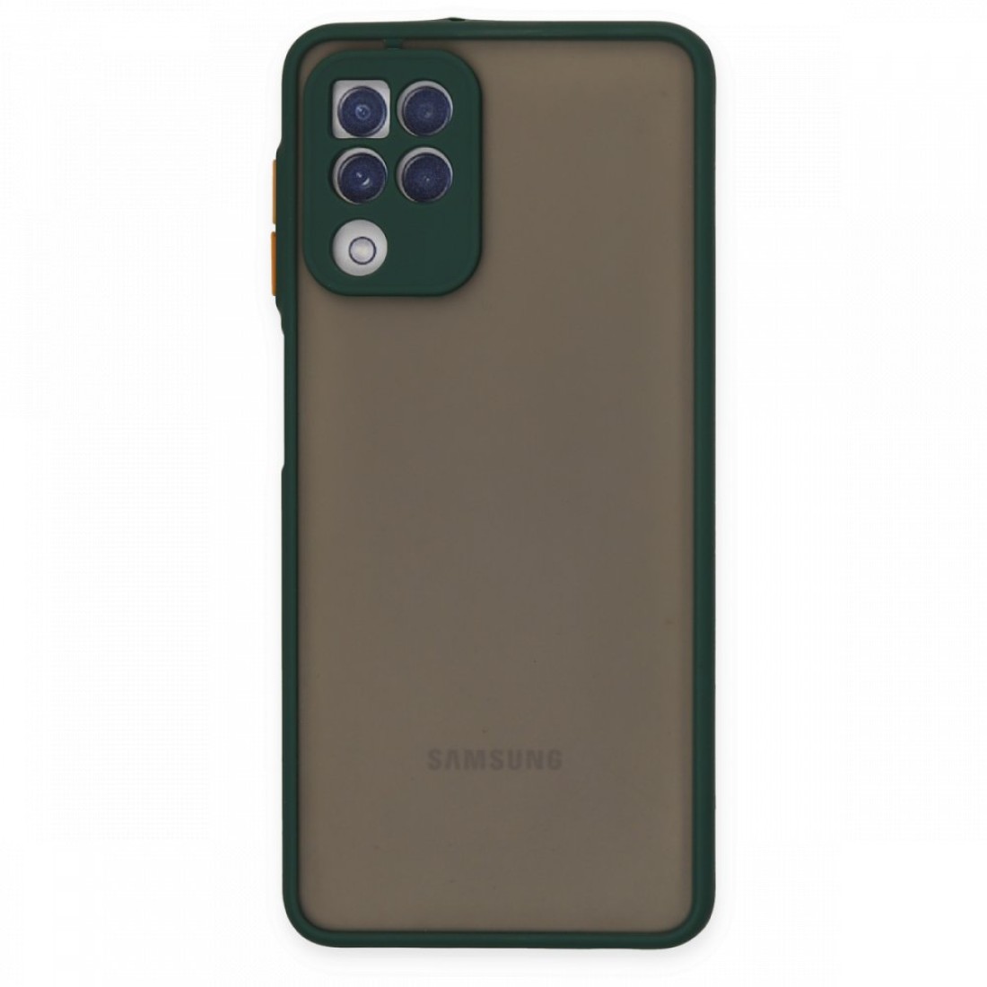  Samsung Galaxy M32 Kılıf Montreal Silikon Kapak - Yeşil