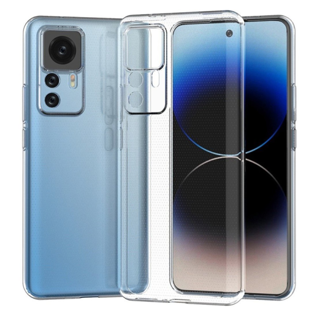  Xiaomi Mi 12T Pro Kılıf Lüx Şeffaf Silikon