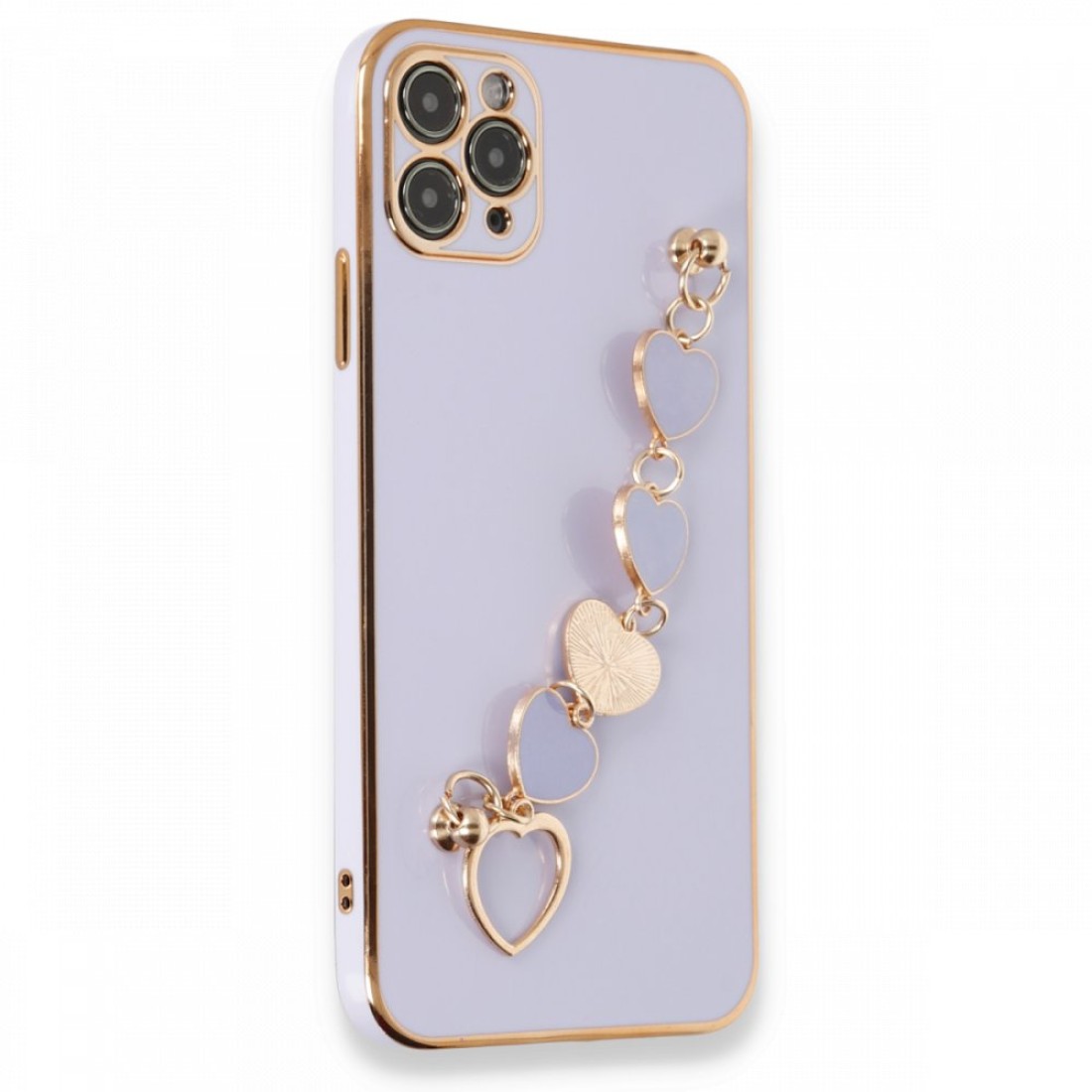  iPhone 11 Pro Kılıf Esila Silikon - Lila