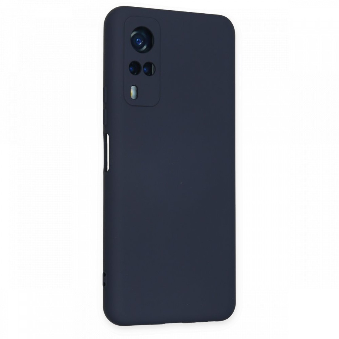 Vivo Y51A Kılıf Nano içi Kadife Silikon - Lacivert Vivo Y51A Kılıf Nano içi Kadife Silikon - Lacivert