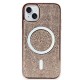  iPhone 15 Kılıf Diamond Magsafe Kapak - Pembe