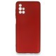 Samsung Galaxy M51 Kılıf First Silikon - Bordo Samsung Galaxy M51 Kılıf First Silikon - Bordo