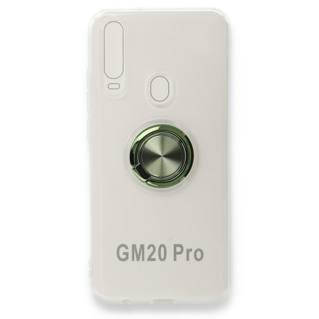  General Mobile GM 20 Pro Kılıf Gros Yüzüklü Silikon - Yeşil