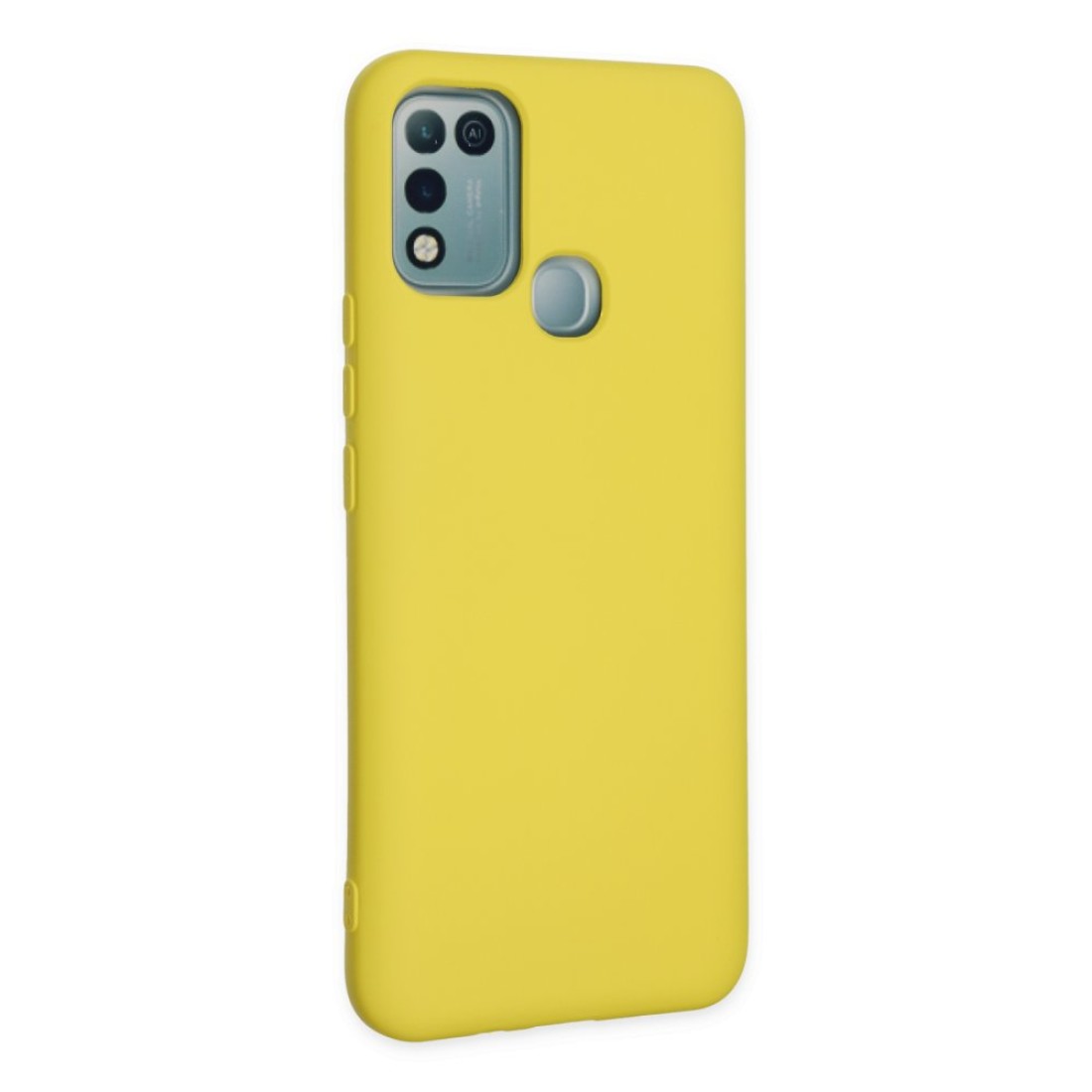 İnfinix Hot 10 Play Kılıf Nano içi Kadife Silikon - Sarı İnfinix Hot 10 Play Kılıf Nano içi Kadife Silikon - Sarı