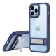  iPhone 13 Pro Max Kılıf Rolet Stand Kapak - Lacivert