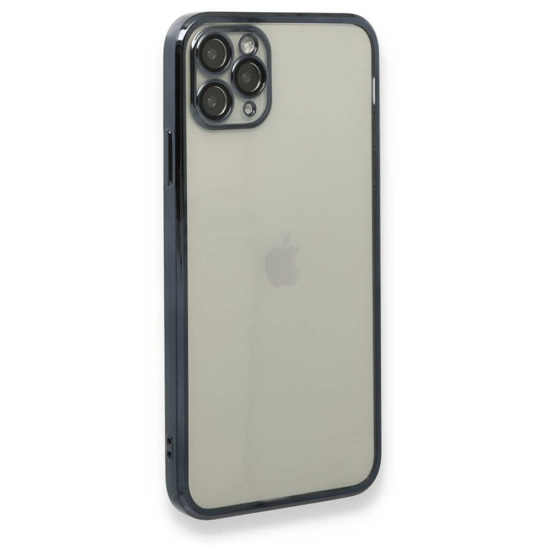  iPhone 11 Pro Kılıf Razer Lensli Silikon - Siyah