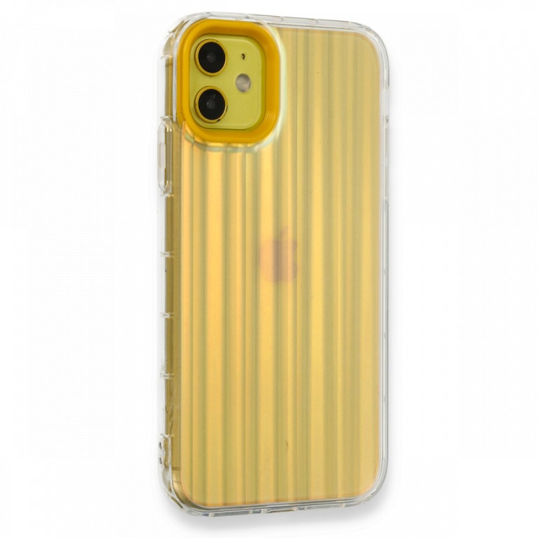  iPhone 12 Kılıf Valensiya Silikon - Çizgi