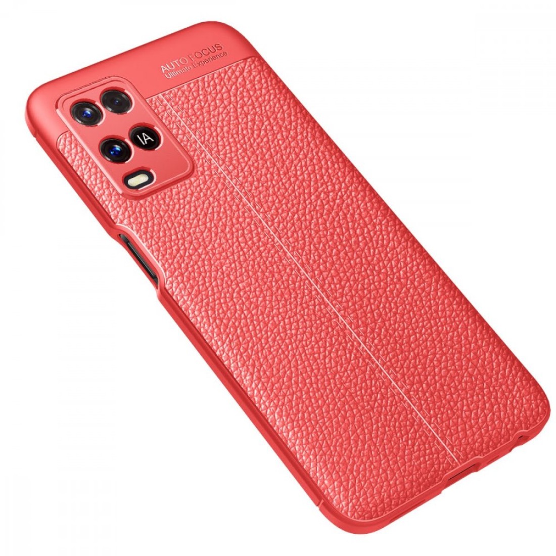  Oppo A54 4G Kılıf Auto Focus Kapak - Kırmızı