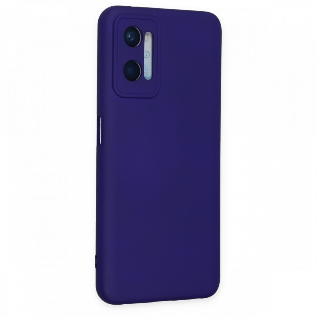  Oppo A96 Kılıf Nano içi Kadife Silikon - Mor