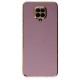 Xiaomi Redmi Note 9S Kılıf Volet Silikon - Mor Xiaomi Redmi Note 9S Kılıf Volet Silikon - Mor