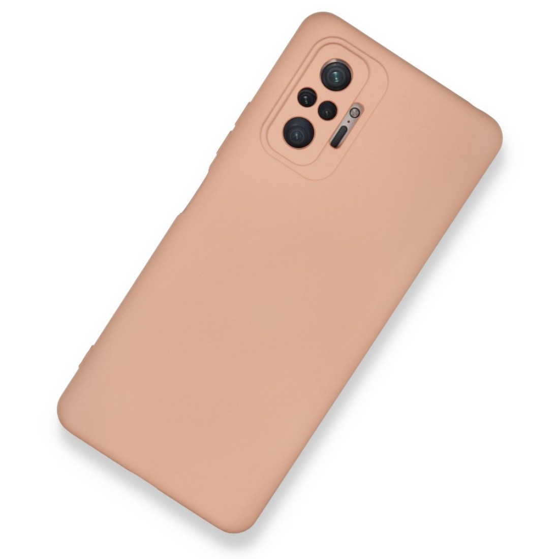 Xiaomi Redmi Note 10 Pro Kılıf Nano içi Kadife Silikon - Pudra Xiaomi Redmi Note 10 Pro Kılıf Nano içi Kadife Silikon - Pudra