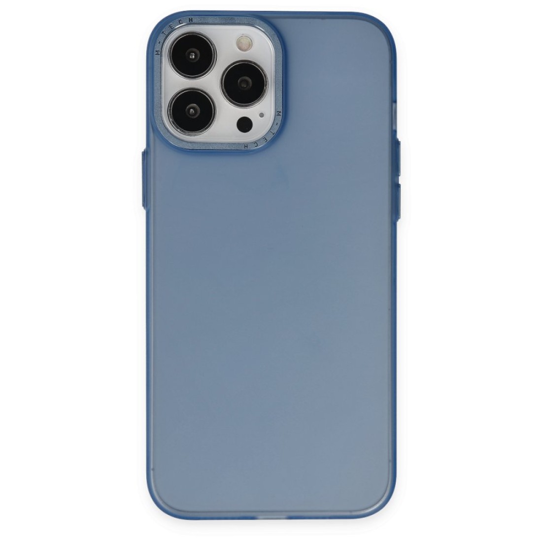  iPhone 14 Pro Kılıf Modos Metal Kapak - Lacivert