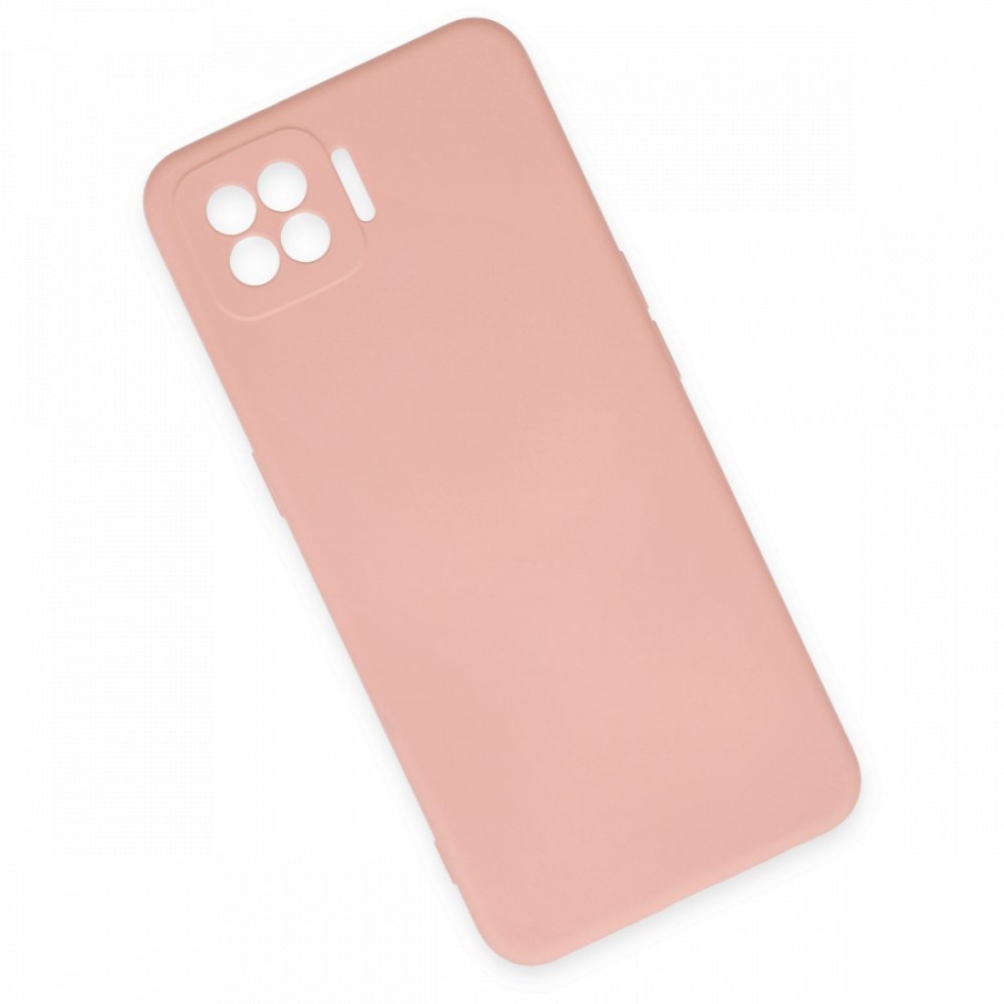  Oppo A73 Kılıf Nano içi Kadife Silikon - Pudra