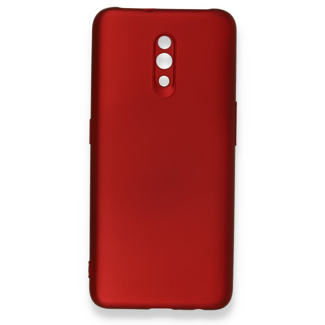  Oppo Reno Kılıf First Silikon - Bordo