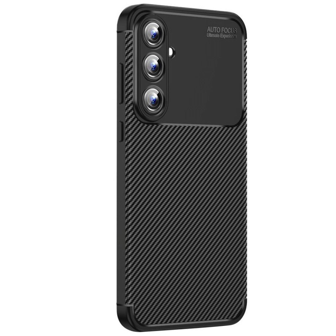  Samsung Galaxy A16 5G Kılıf Auto Focus Karbon Kapak - Siyah
