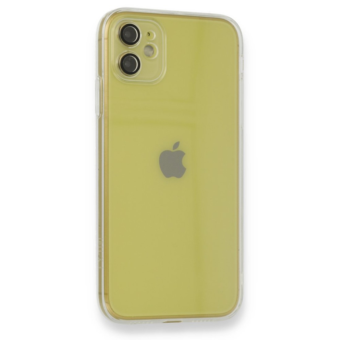  iPhone 12 Kılıf Fly Lens Silikon - Şeffaf