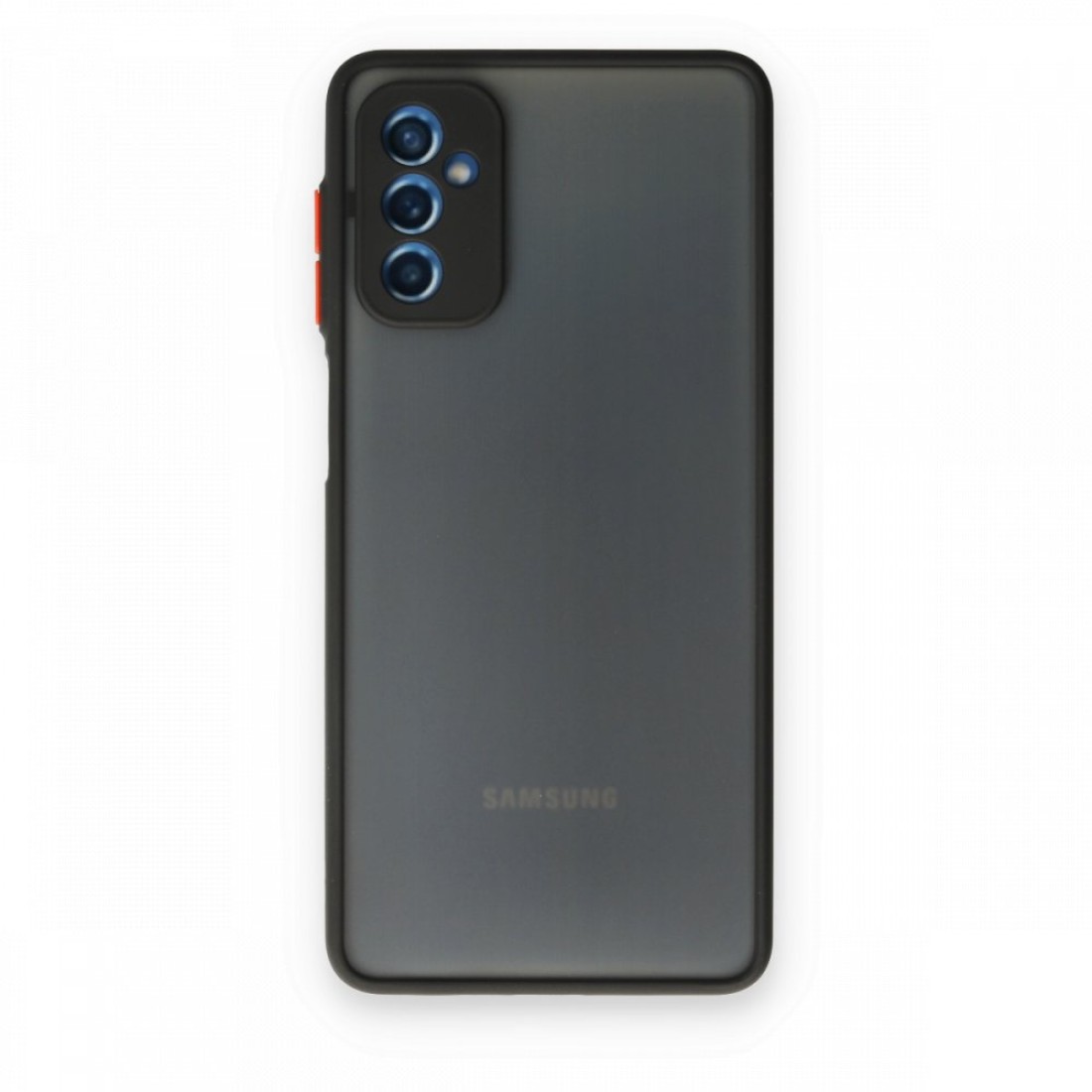  Samsung Galaxy M52 5G Kılıf Montreal Silikon Kapak - Siyah