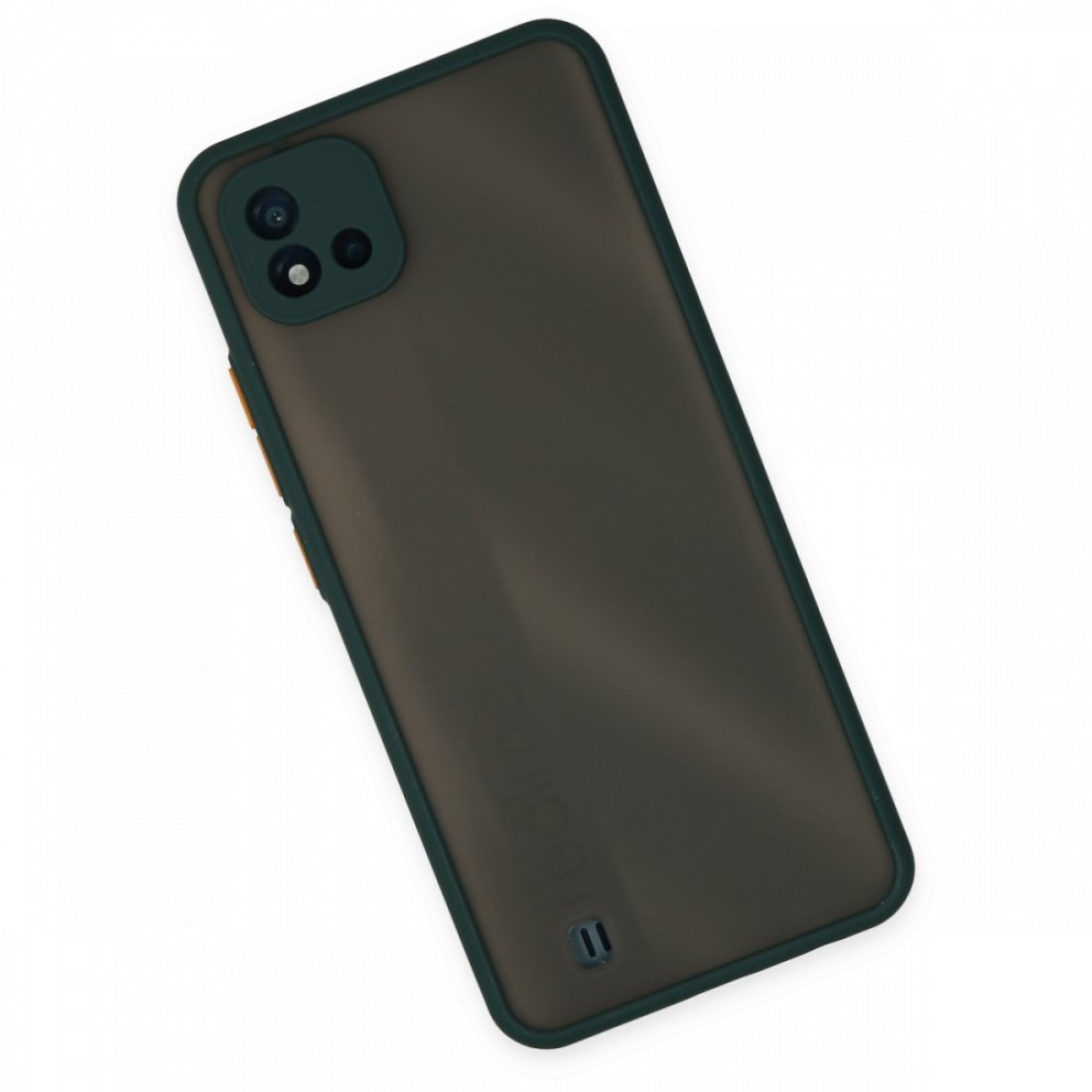  Realme C11 2021 Kılıf Montreal Silikon Kapak - Yeşil