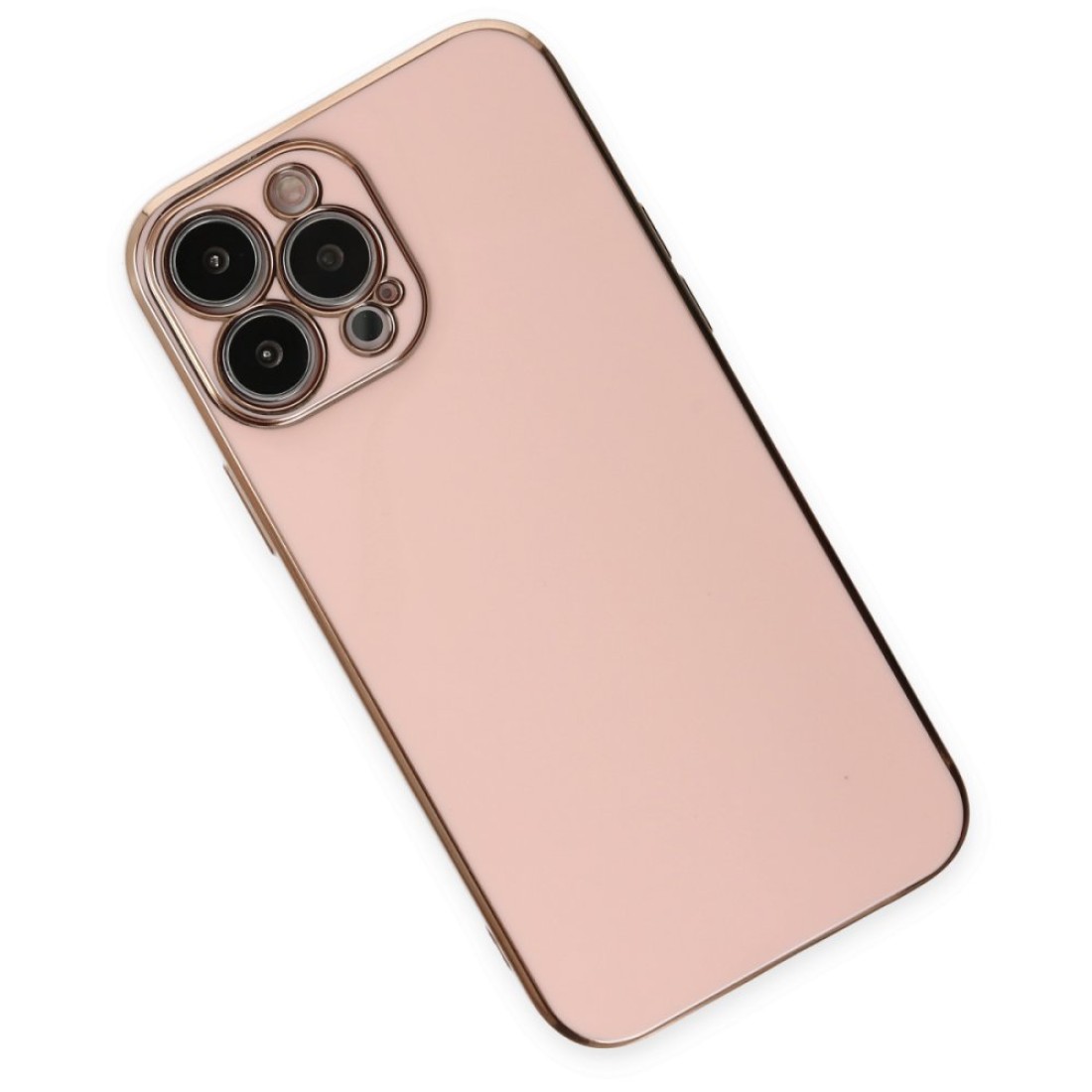 iPhone 14 Pro Max Kılıf Volet Silikon - Pembe iPhone 14 Pro Max Kılıf Volet Silikon - Pembe