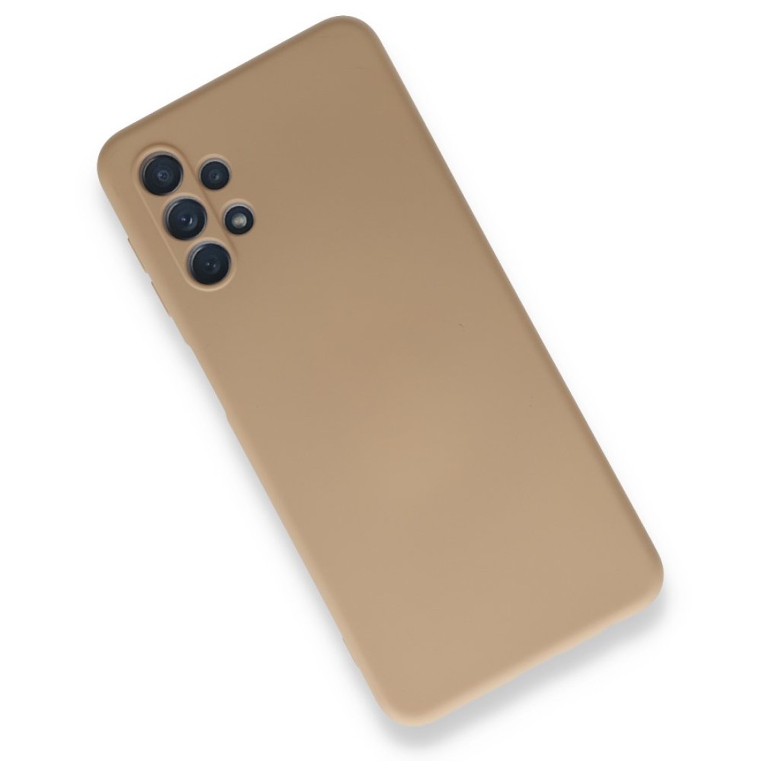  Samsung Galaxy A32 5G Kılıf Nano içi Kadife Silikon - Bej