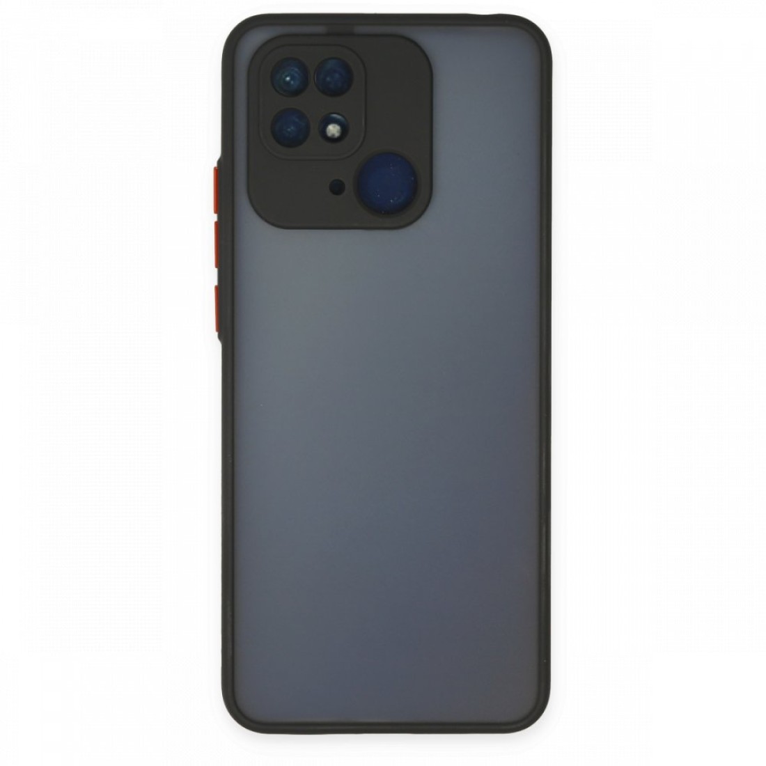  Xiaomi Redmi 10C Kılıf Montreal Silikon Kapak - Siyah