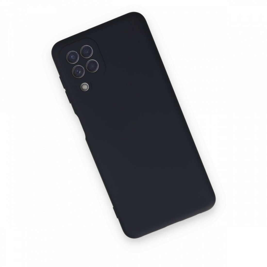 Samsung Galaxy M32 Kılıf Nano içi Kadife Silikon - Lacivert