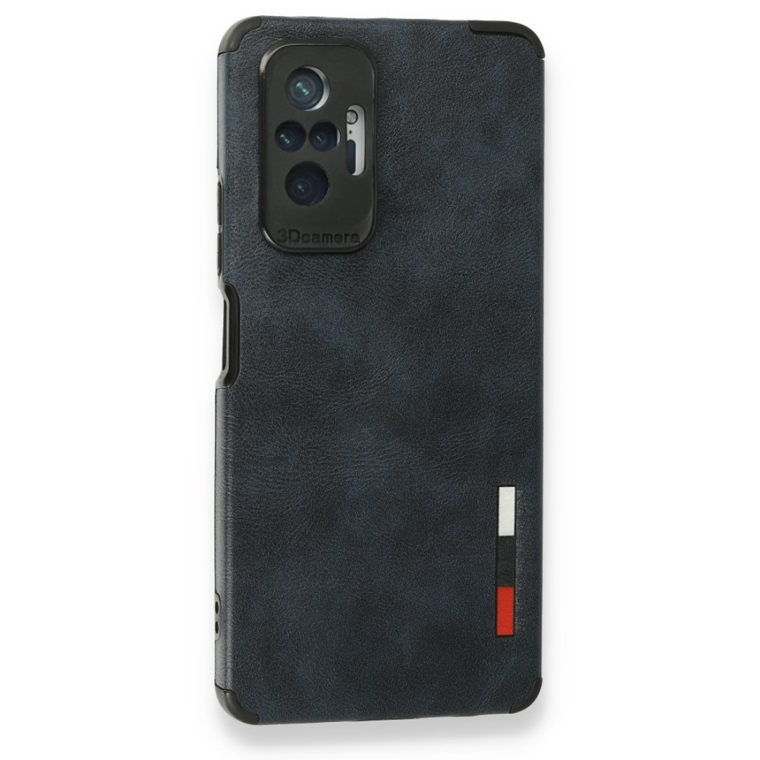 Xiaomi Redmi Note 10 Pro Kılıf Loop Deri Silikon - Lacivert Xiaomi Redmi Note 10 Pro Kılıf Loop Deri Silikon - Lacivert