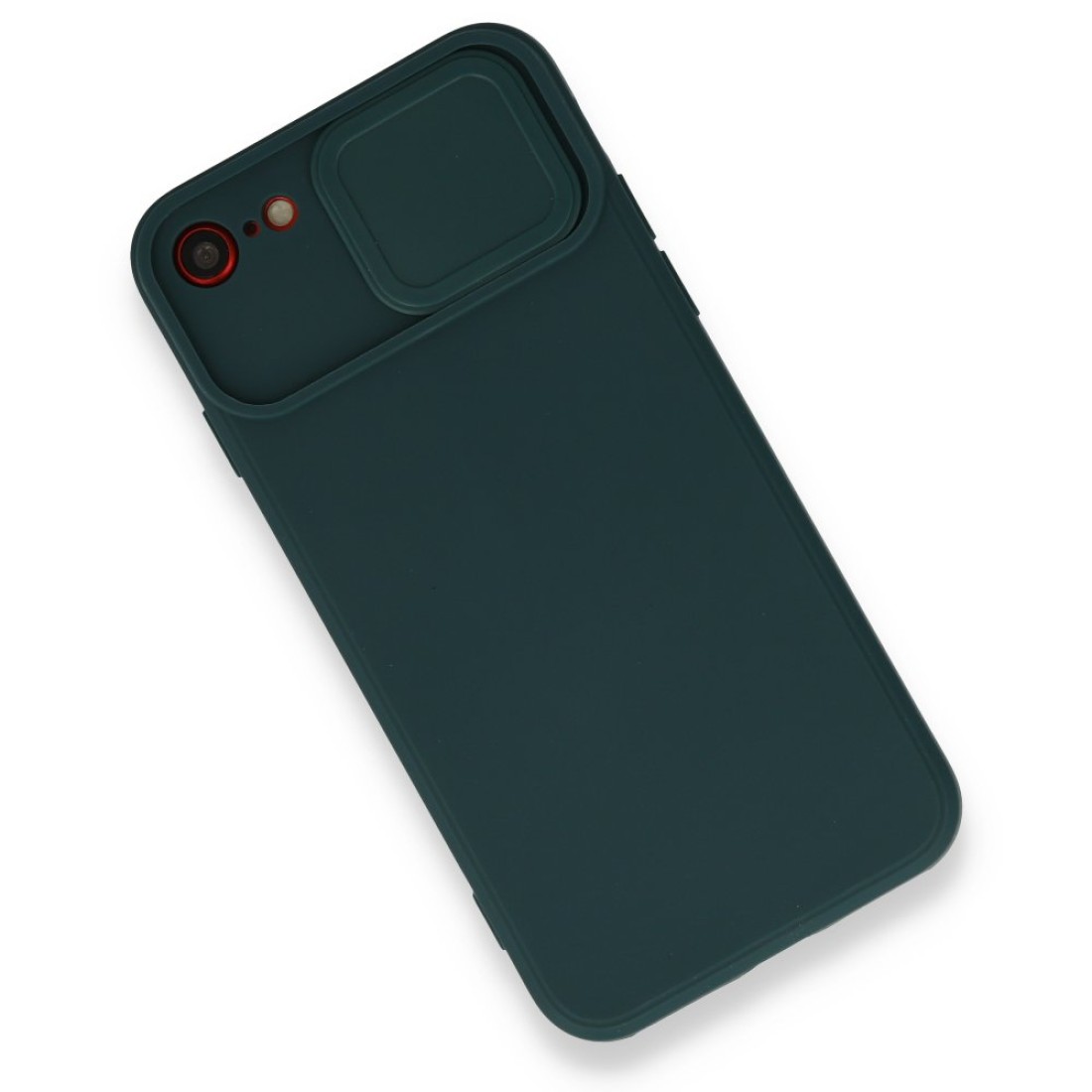  iPhone 7 Kılıf Color Lens Silikon - Yeşil