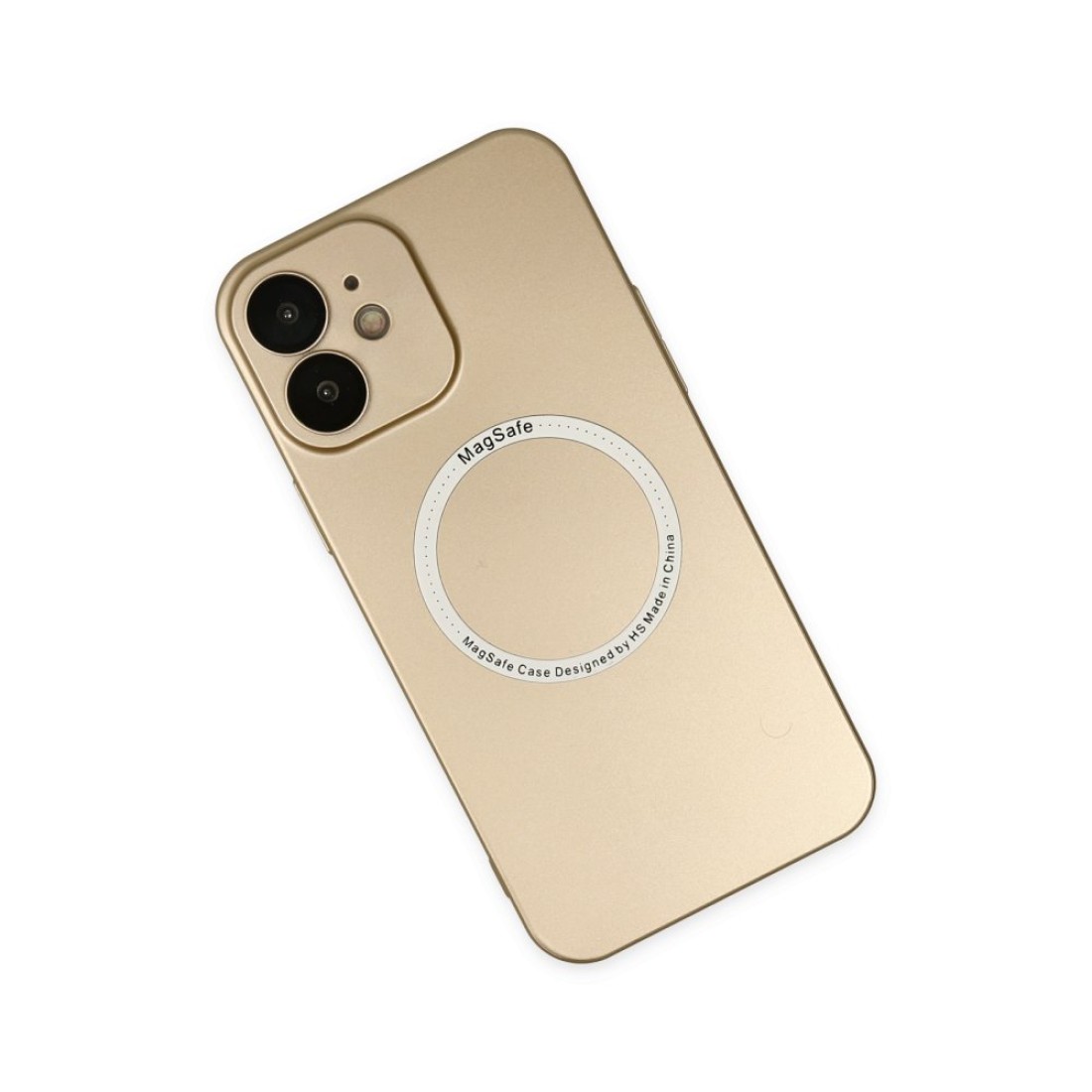iPhone 12 Kılıf Jack Magneticsafe Lens Silikon - Gold iPhone 12 Kılıf Jack Magneticsafe Lens Silikon - Gold