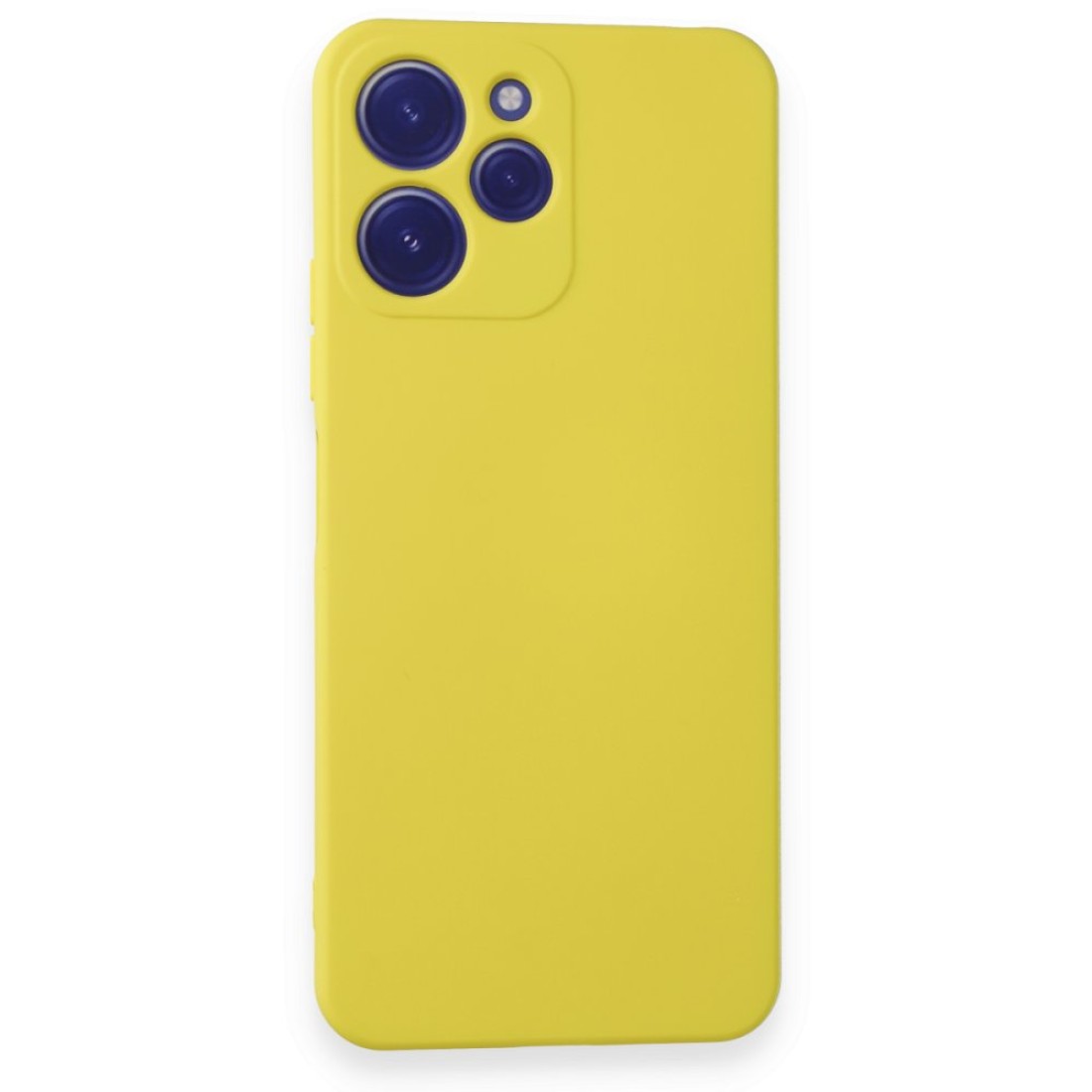  Xiaomi Redmi 12 Kılıf Nano içi Kadife Silikon - Sarı