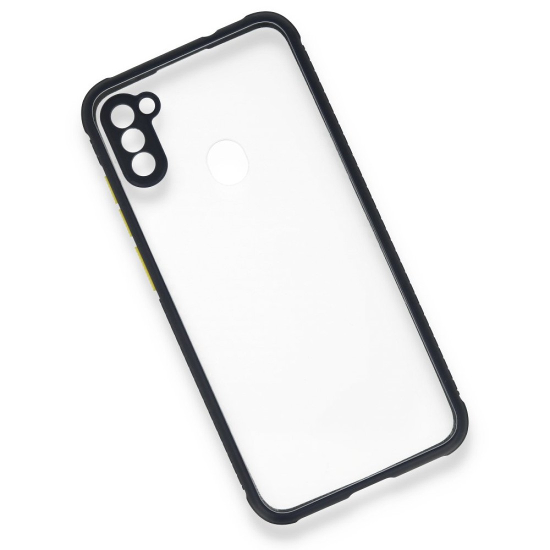  Samsung Galaxy M11 Kılıf Miami Şeffaf Silikon - Lacivert