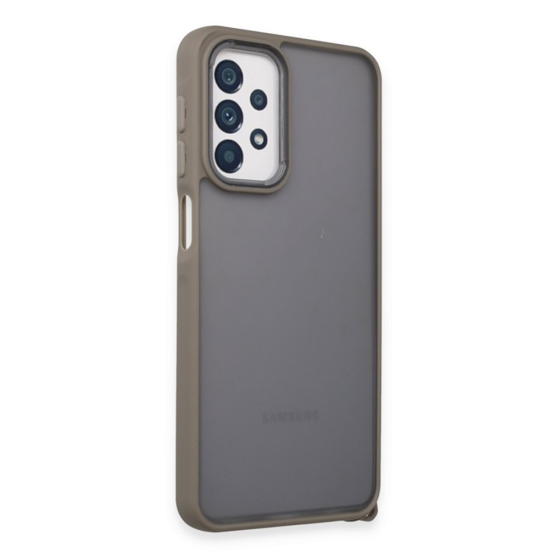  Samsung Galaxy A23 4G Kılıf Elegant Kapak - Titan Gri