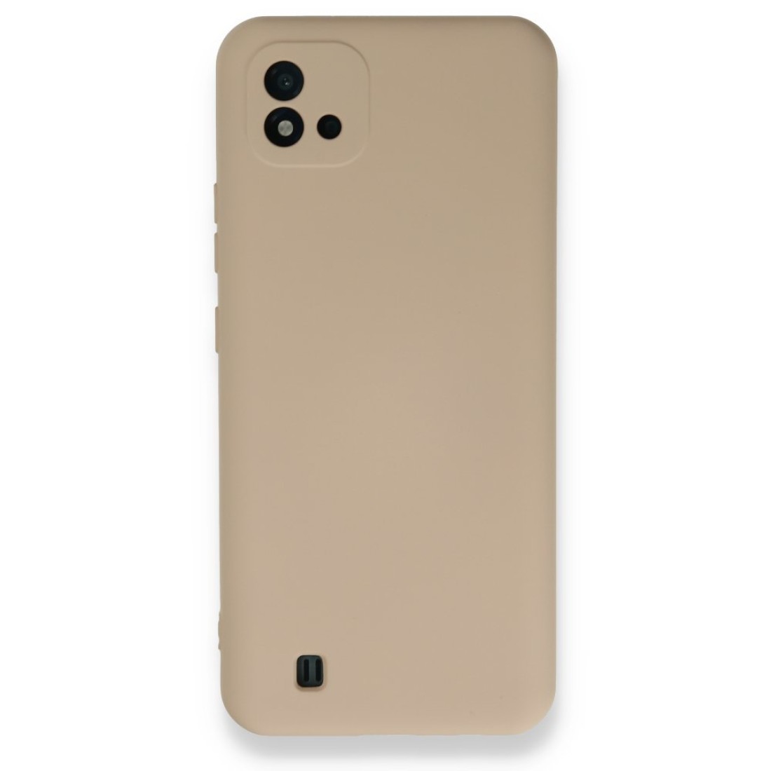  Realme C11 2021 Kılıf Nano içi Kadife Silikon - Pudra