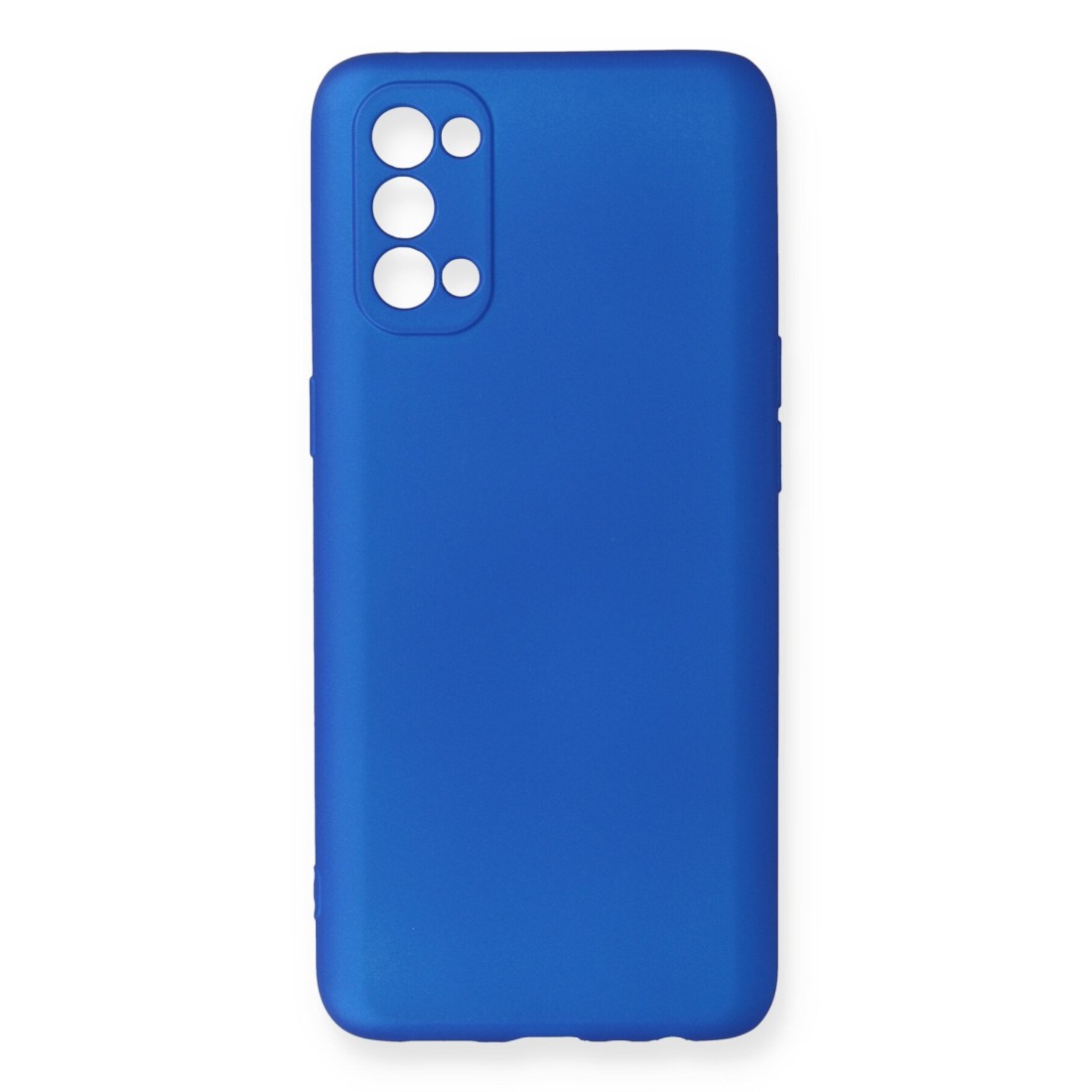 Oppo Reno 4 Kılıf First Silikon - Mavi Oppo Reno 4 Kılıf First Silikon - Mavi