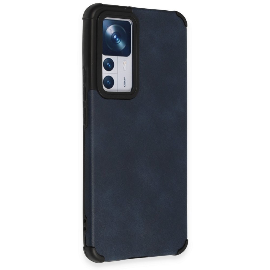  Xiaomi Mi 12T Pro Kılıf Loop Deri Silikon - Lacivert
