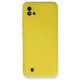 Realme C11 2021 Kılıf Nano içi Kadife Silikon - Sarı Realme C11 2021 Kılıf Nano içi Kadife Silikon - Sarı