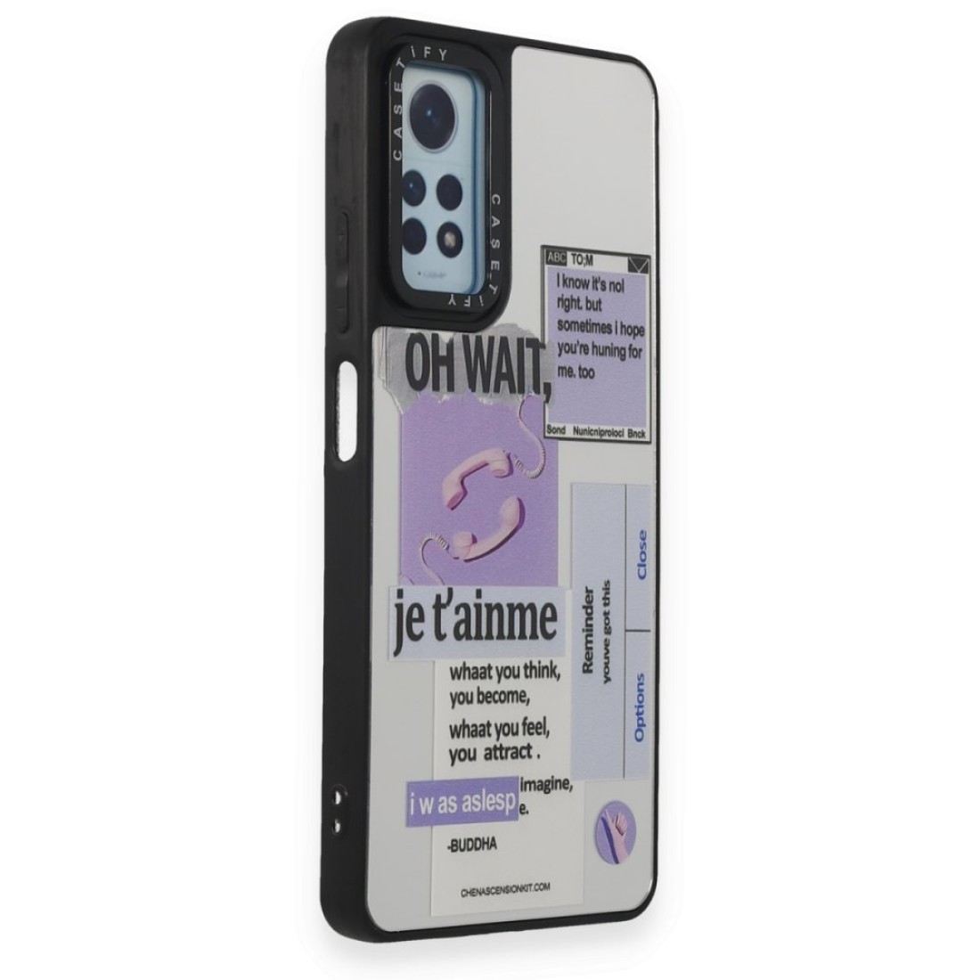  Xiaomi Redmi Note 12 Pro 4G Kılıf Mirror Desenli Kapak - Mirror - 4
