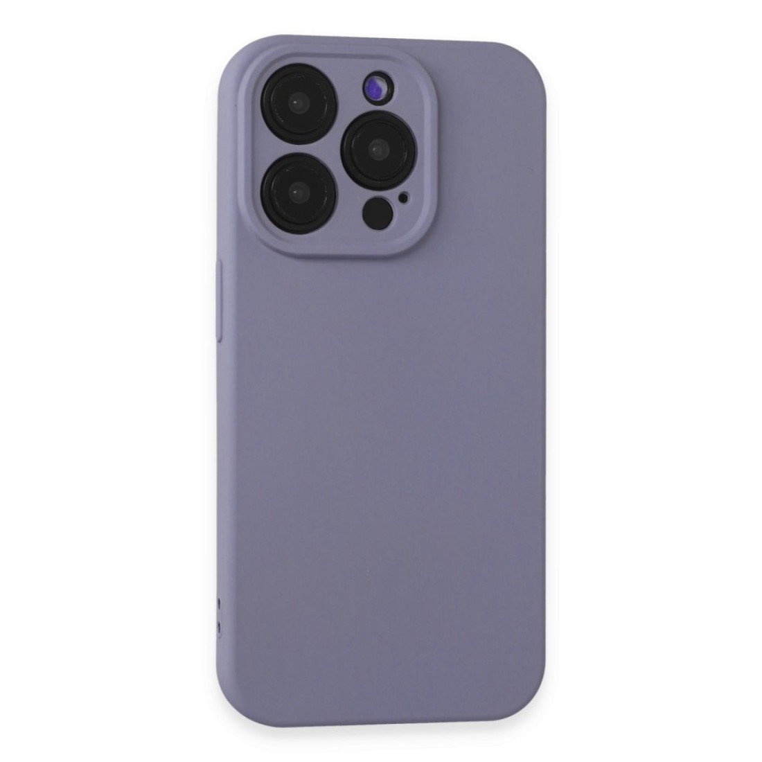  iPhone 15 Pro Max Kılıf Nano içi Kadife Silikon - Lila