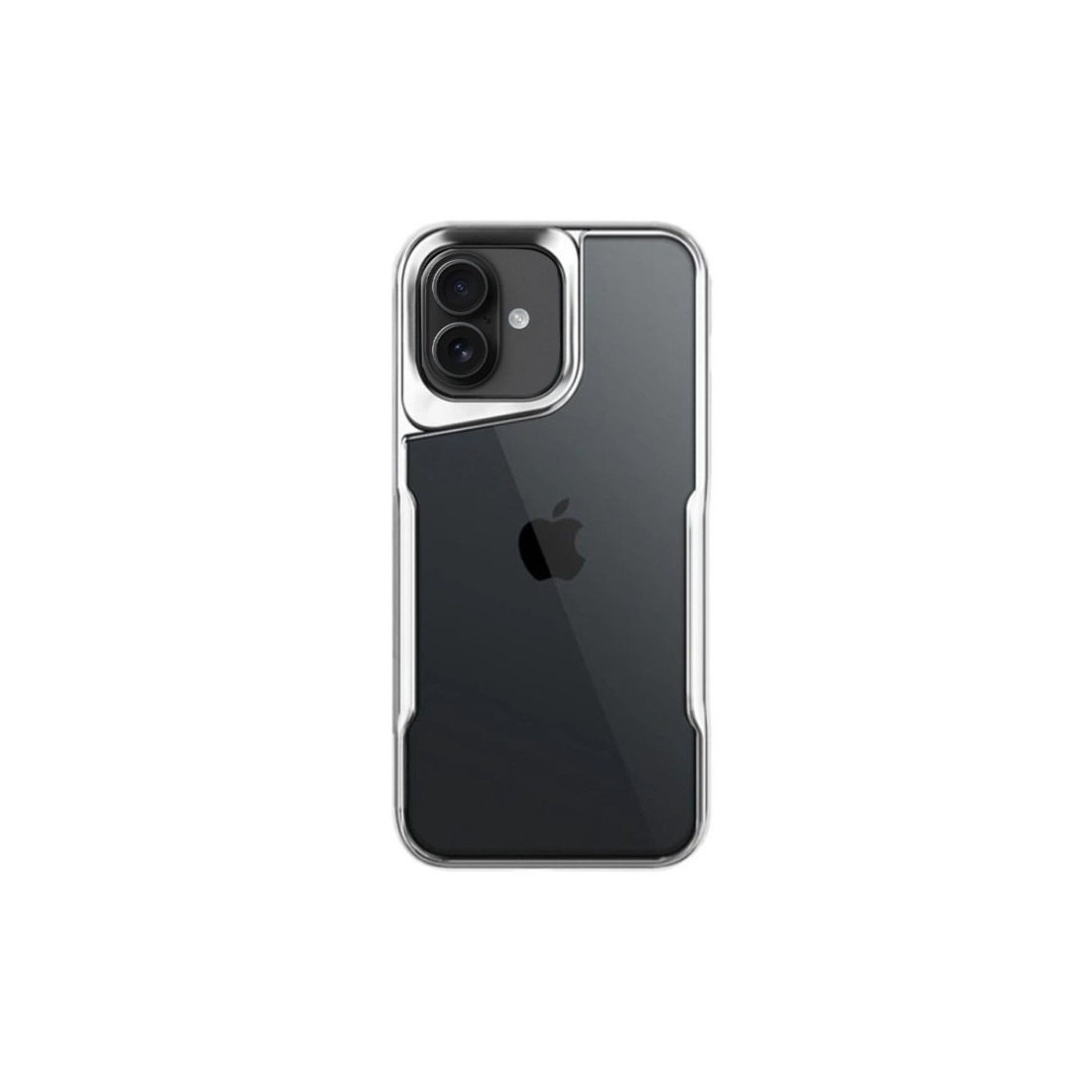 iPhone 16 Plus Kılıf Boyi Silikon Kapak - Gümüş iPhone 16 Plus Kılıf Boyi Silikon Kapak - Gümüş