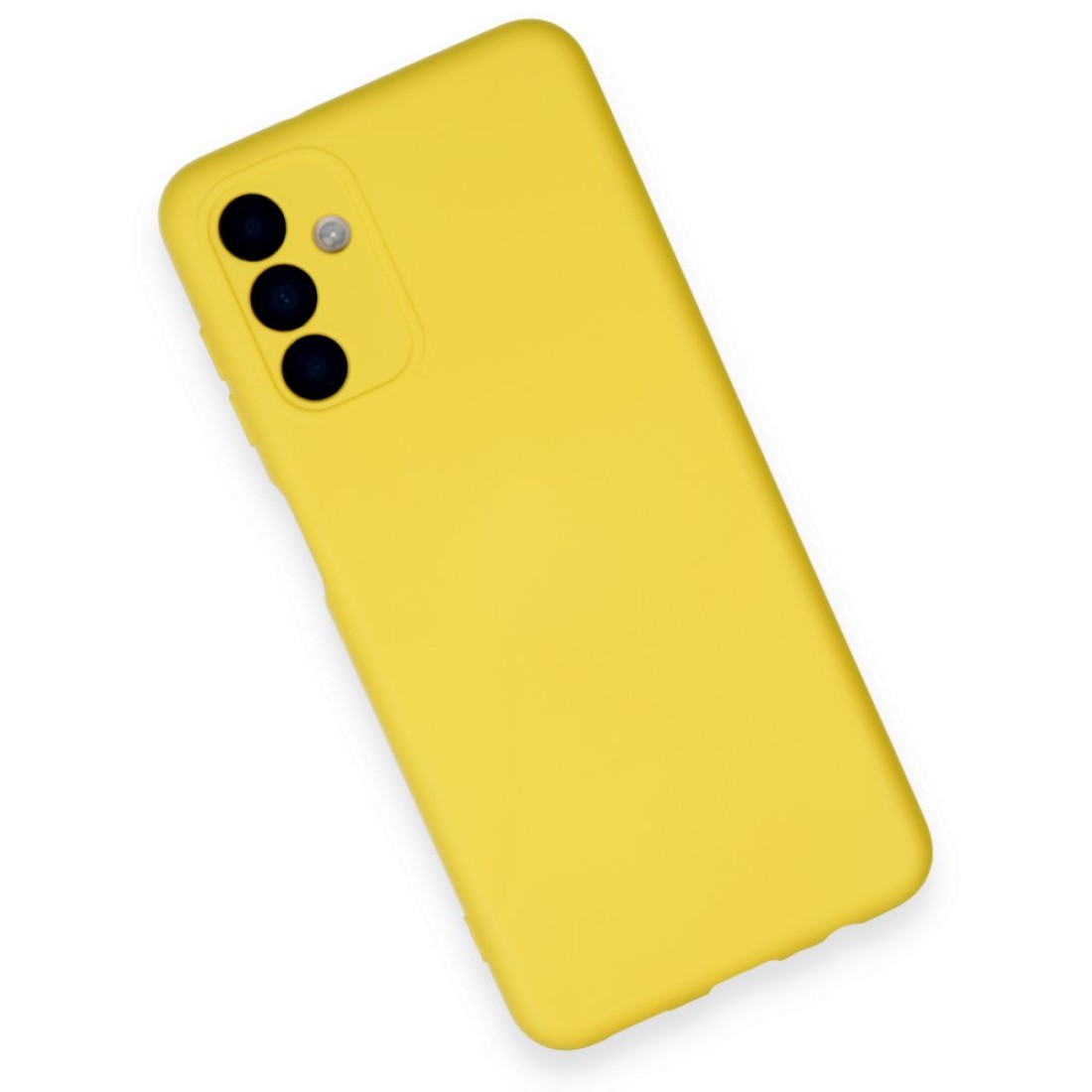 Samsung Galaxy A24 4G Kılıf Nano içi Kadife Silikon - Sarı Samsung Galaxy A24 4G Kılıf Nano içi Kadife Silikon - Sarı
