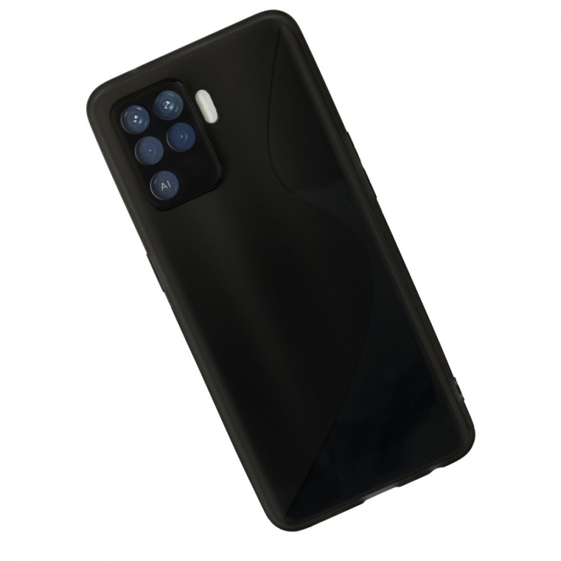  Oppo Reno 5 Lite Kılıf S Silikon - Siyah