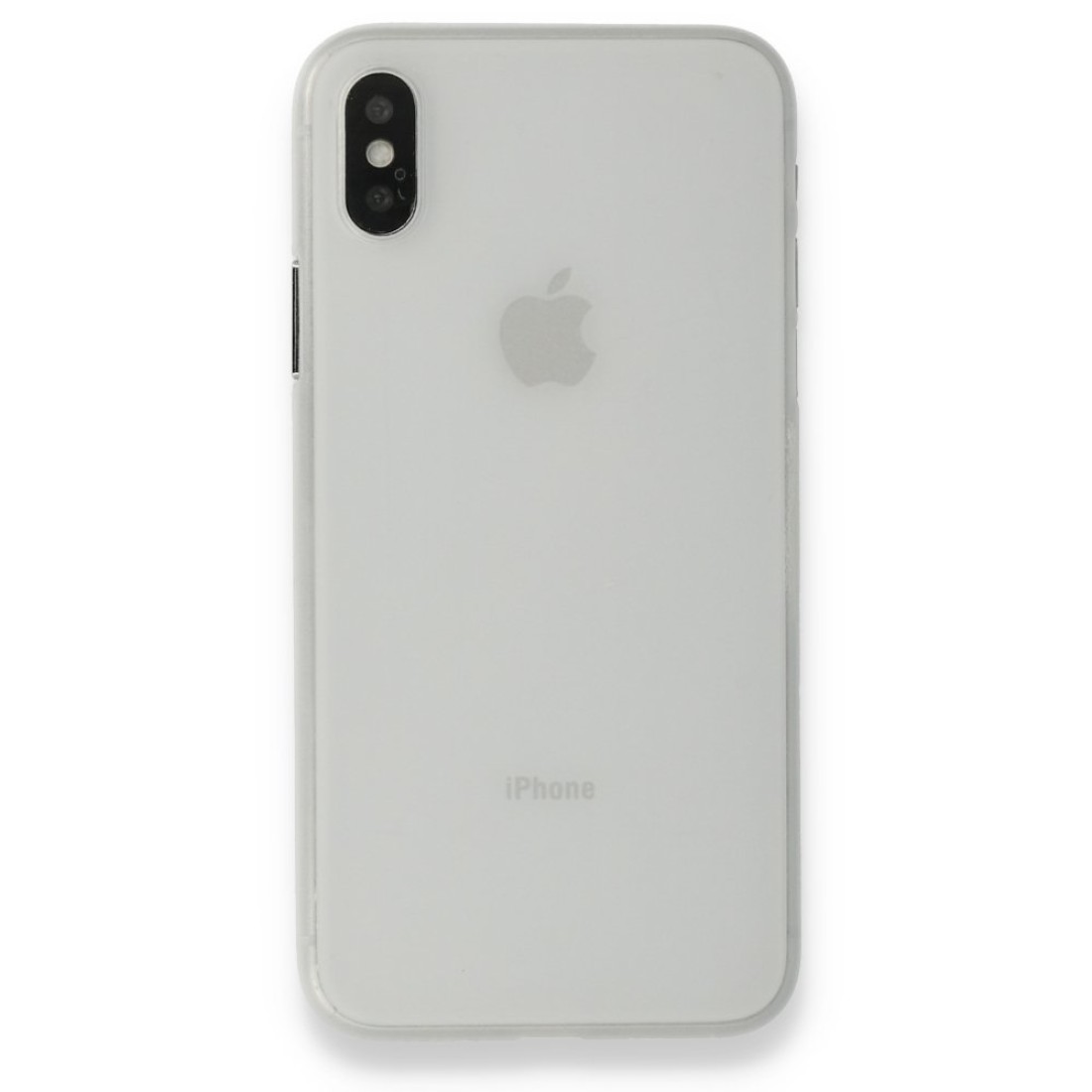  iPhone XS Max Kılıf PP Ultra İnce Kapak - Beyaz