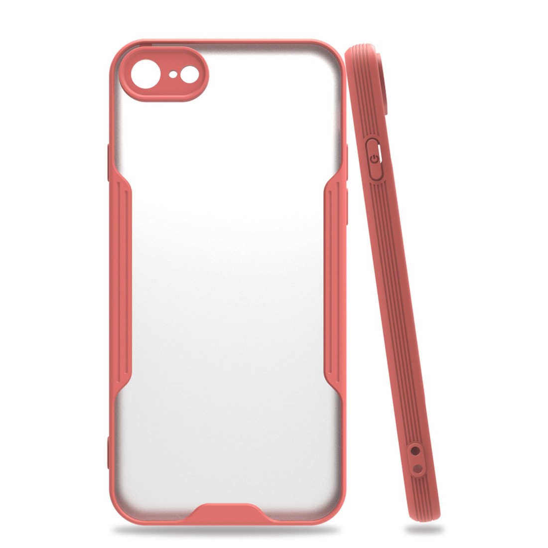  iPhone 8 Kılıf Platin Silikon - Pembe