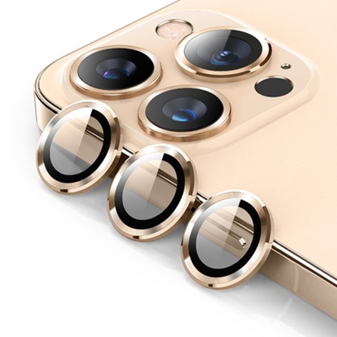  iPhone 14 Pro Bind Metal Kamera Lens - Gold