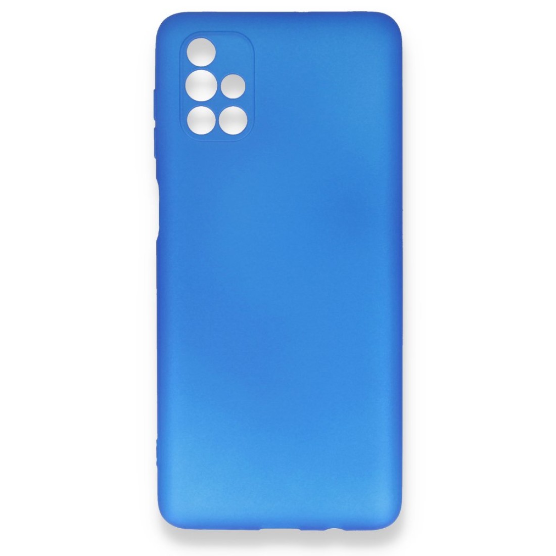  Samsung Galaxy M51 Kılıf First Silikon - Mavi