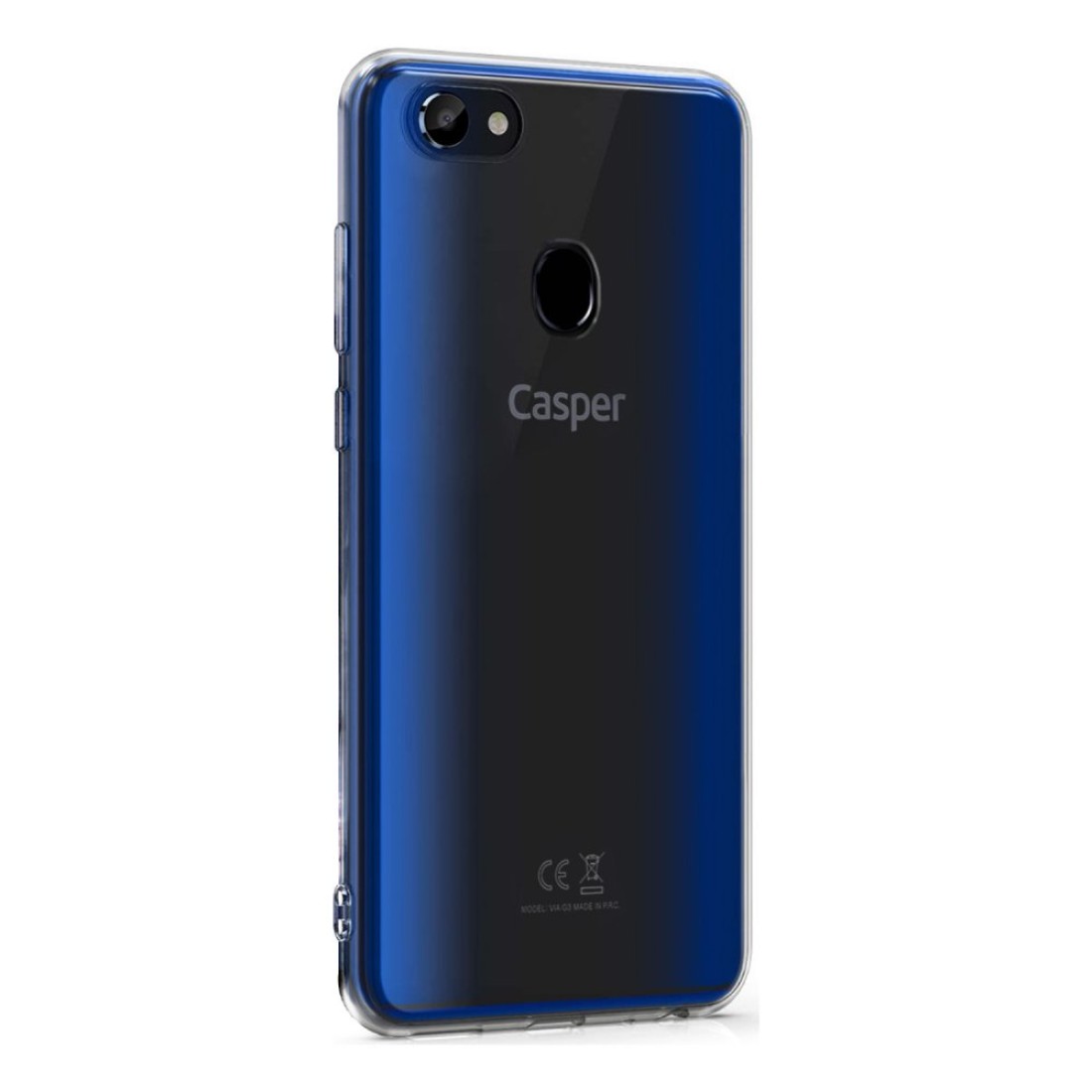 Casper Via G3 Kılıf Lüx Şeffaf Silikon - Şeffaf