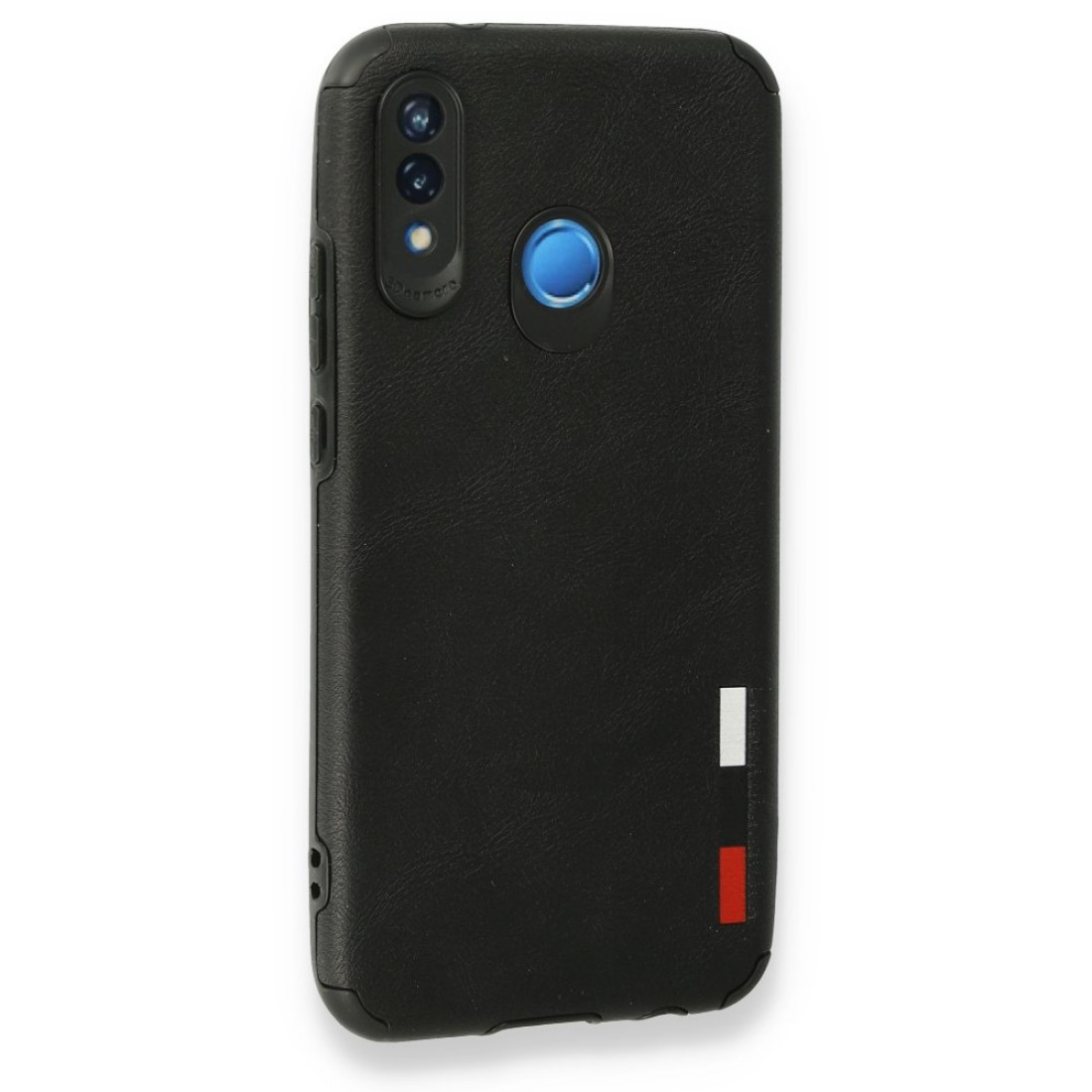  Huawei P20 Lite Kılıf Loop Deri Silikon - Siyah