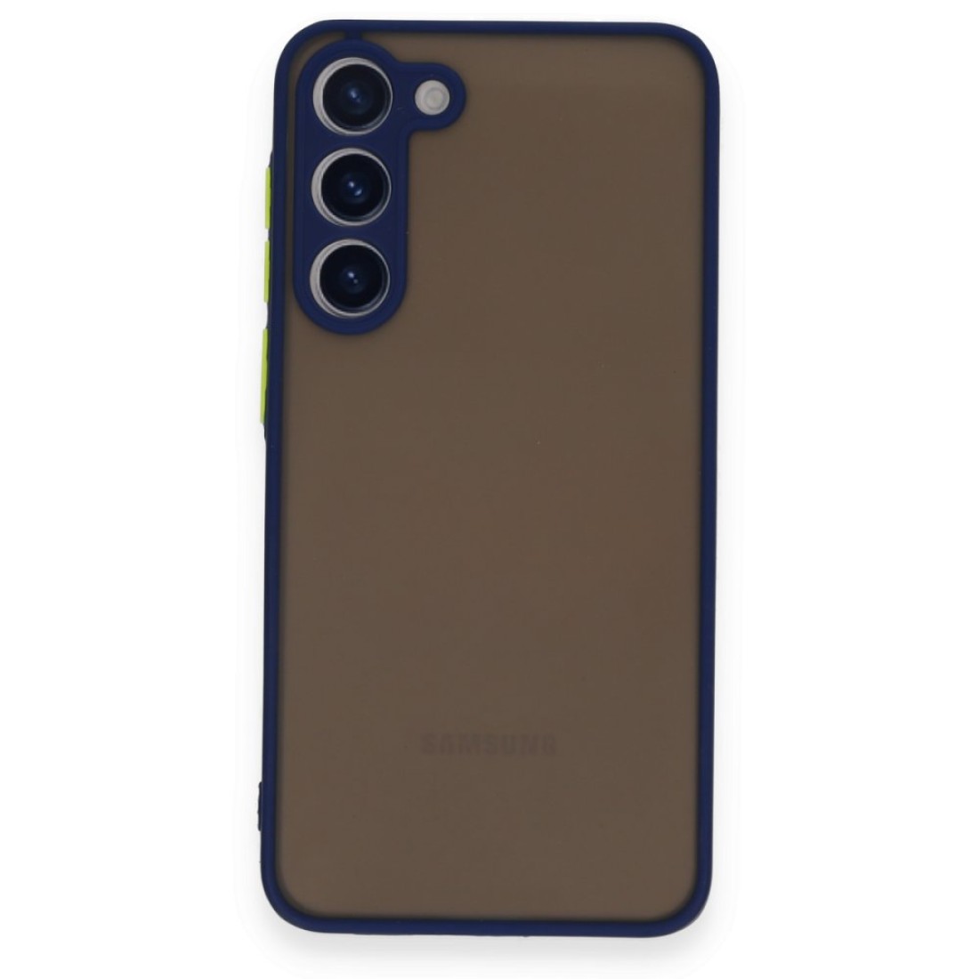  Samsung Galaxy S23 Kılıf Montreal Silikon Kapak - Lacivert