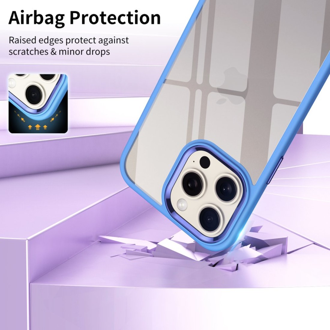  iPhone 15 Pro Max Kılıf Power Silikon - Lacivert