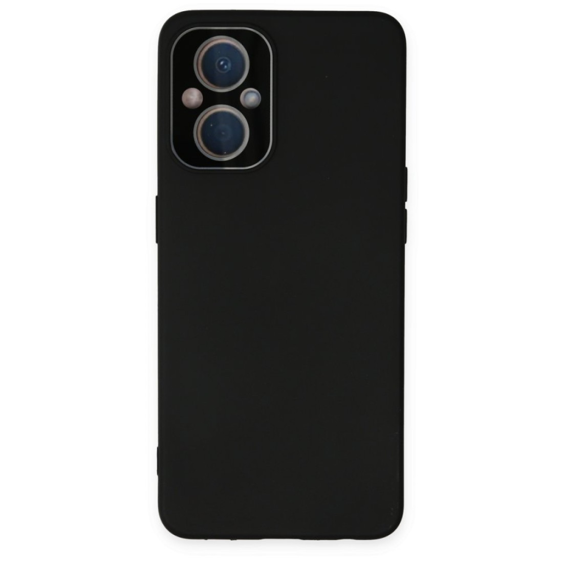  Oppo Reno 8 Lite Kılıf Lansman Glass Kapak - Siyah